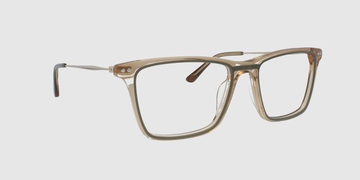  Brown Full rim Square Eyeglasses for Men