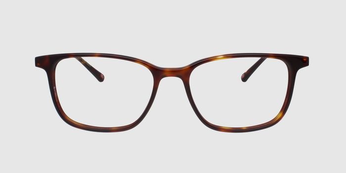  Brown Full rim Square Eyeglasses for Men and Women