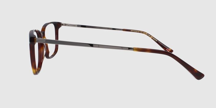  Brown Full rim Square Eyeglasses for Men and Women