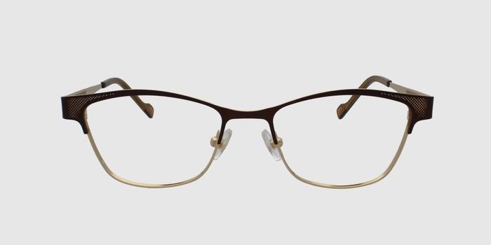  Brown Full rim Cat eye Eyeglasses for Women