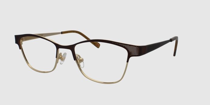  Brown Full rim Cat eye Eyeglasses for Women