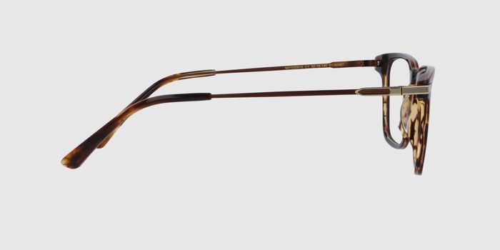  Brown Full rim Square Eyeglasses for Men and Women