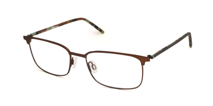 Humphreys Brown Full Frame Rectangle Eyeglasses for Men and Women
