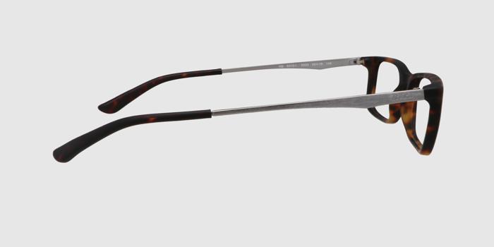  Brown Full frame Rectangle Eyeglasses for Men and Women