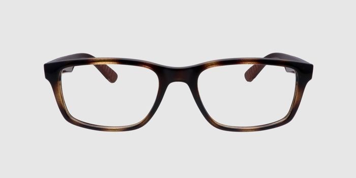  Brown Full frame Rectangle Eyeglasses for Men and Women