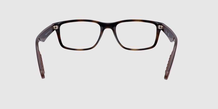  Brown Full frame Rectangle Eyeglasses for Men and Women