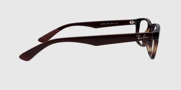  Brown Full frame Rectangle Eyeglasses for Men and Women