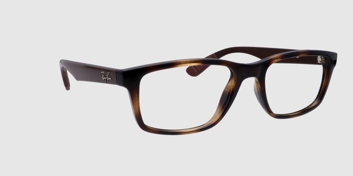 Brown Full frame Rectangle Eyeglasses for Men and Women