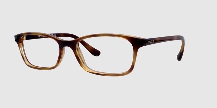  Brown Full frame Rectangle Eyeglasses for Women