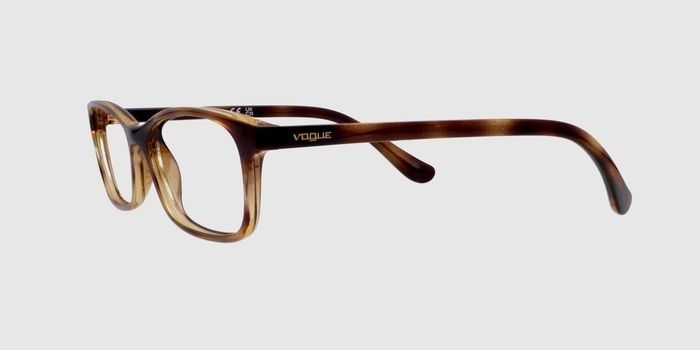  Brown Full frame Rectangle Eyeglasses for Women