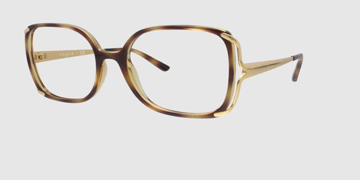  Brown Full rim Square Eyeglasses for Women