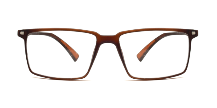 KILLER Brown Full Frame Rectangle Eyeglasses for Men and Women