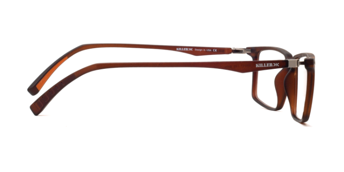 KILLER Brown Full Frame Rectangle Eyeglasses for Men and Women