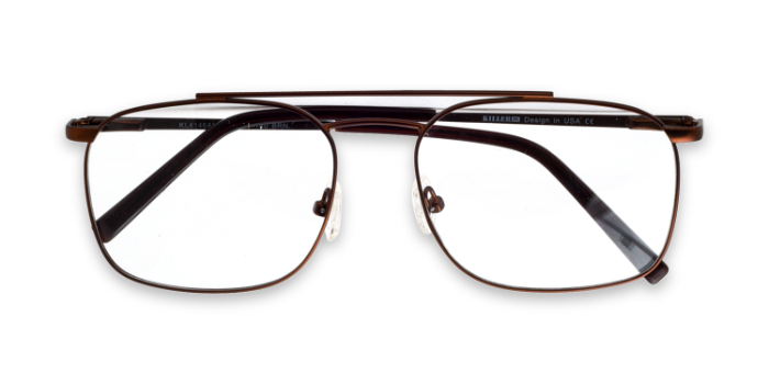 KILLER Brown Full Frame Square Eyeglasses for Men and Women