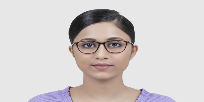  Brown Full frame Rectangle Eyeglasses for Men and Women