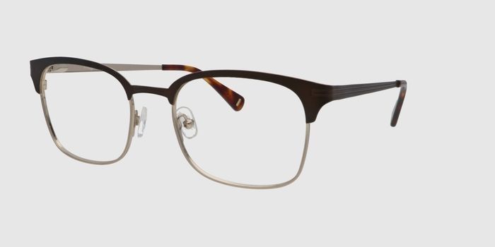  Brown Full frame Browline Eyeglasses for Men and Women