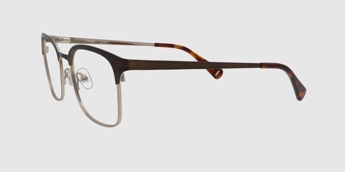  Brown Full frame Browline Eyeglasses for Men and Women