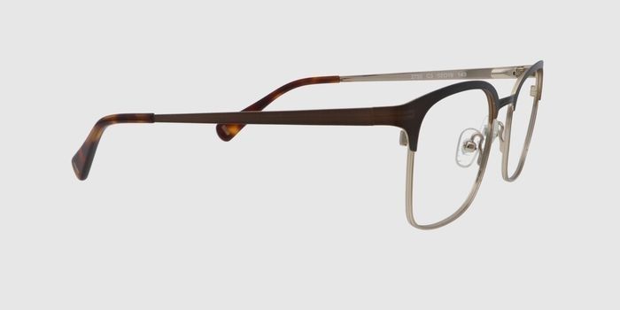  Brown Full frame Browline Eyeglasses for Men and Women