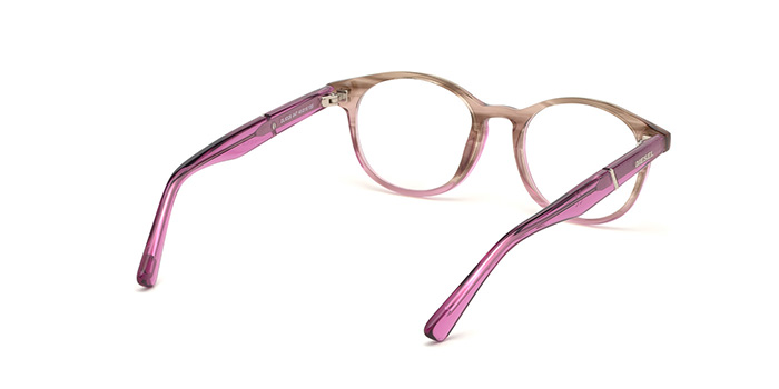 Diesel Brown Full Frame Round Eyeglasses for Men and Women