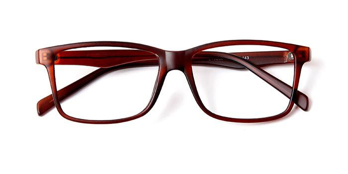  Matte Brown Full Frame Wayfarer Eyeglasses for Men and Women