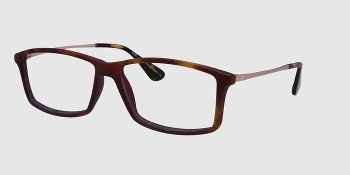  Brown Full frame Rectangle Eyeglasses for Women