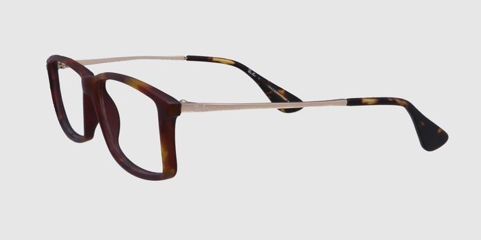  Brown Full frame Rectangle Eyeglasses for Women