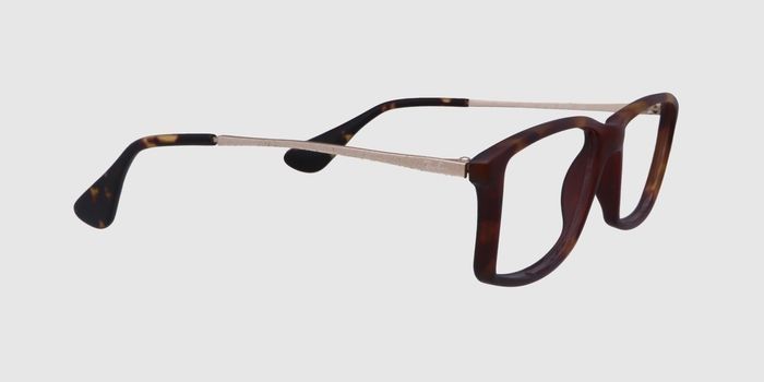  Brown Full frame Rectangle Eyeglasses for Women
