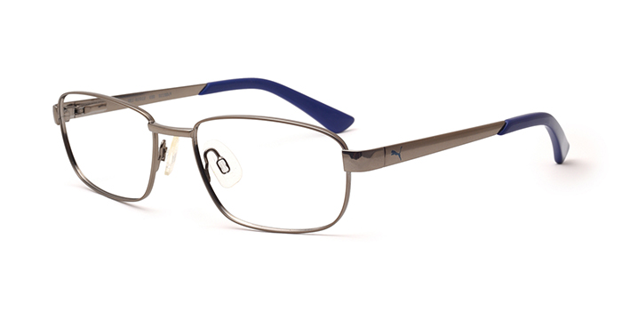 PUMA Brown Full Frame Rectangle Eyeglasses for Kids