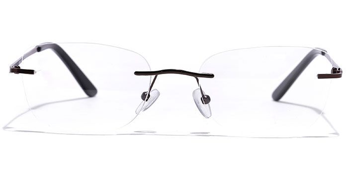rimless wayfarer
