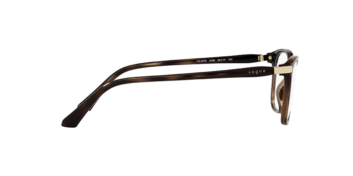 VOGUE Havana Full Frame Rectangle Eyeglasses for Women