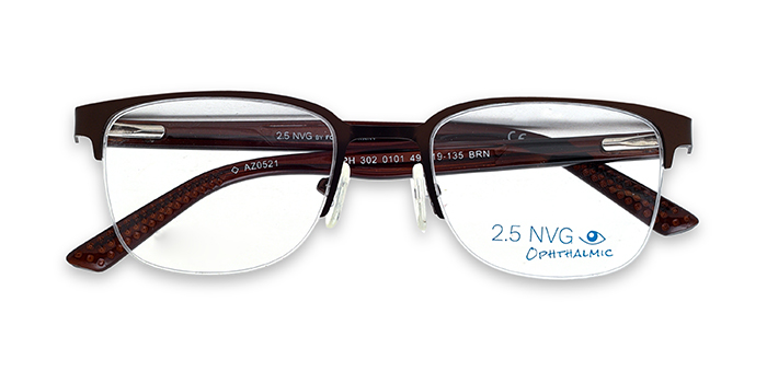 25 Nvg Clear Half Frame Wayfarer Eyeglasses E15c5541 ₹1490 9460