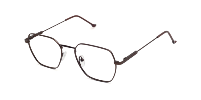 Mirar Clear Full Frame Pentagon Eyeglasses E15c6286 ₹1298