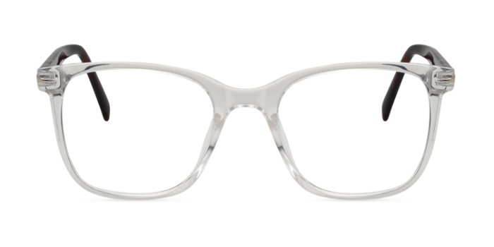 MIRAR by EyeMyEye E16A10568 Transparent Full Frame Square Eyeglasses for Men and Women