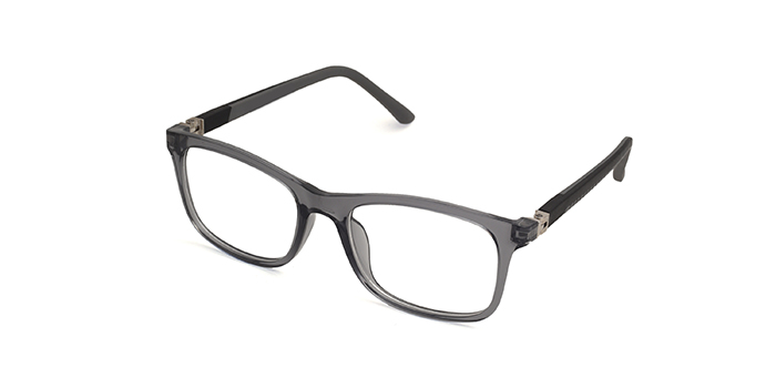  Grey Full Frame Wayfarer Eyeglasses for Kids