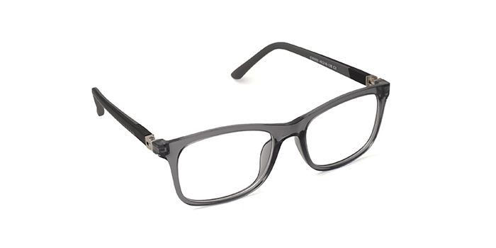  Grey Full Frame Wayfarer Eyeglasses for Kids