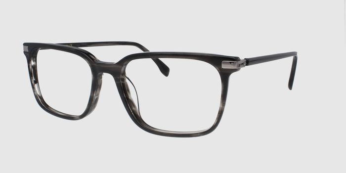  Grey Full rim Square Eyeglasses for Men