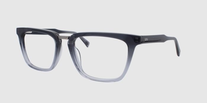  Grey Full rim Square Eyeglasses for Men