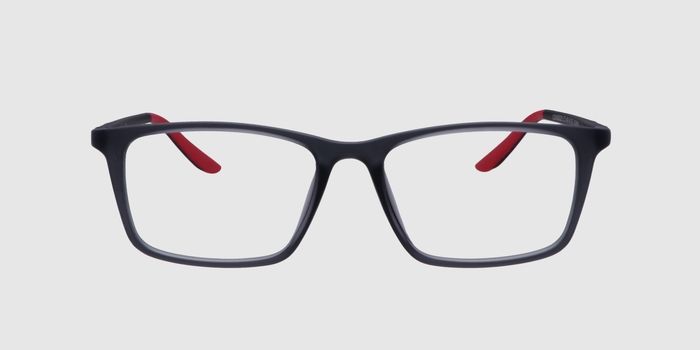  Grey Full frame Rectangle Eyeglasses for Men and Women