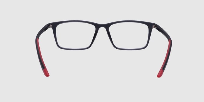  Grey Full frame Rectangle Eyeglasses for Men and Women