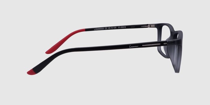  Grey Full frame Rectangle Eyeglasses for Men and Women