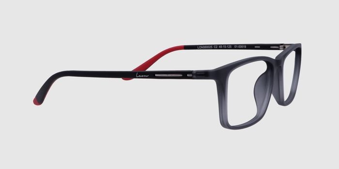  Grey Full frame Rectangle Eyeglasses for Men and Women
