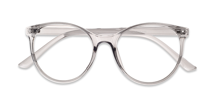  Grey Full Frame Round Eyeglasses for Men and Women