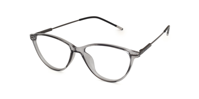  Grey Full Frame Cateye Eyeglasses for Women