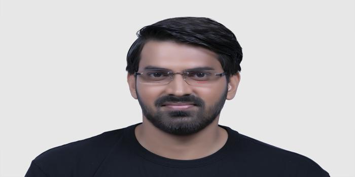  Grey Rimless Rectangle Eyeglasses for Men