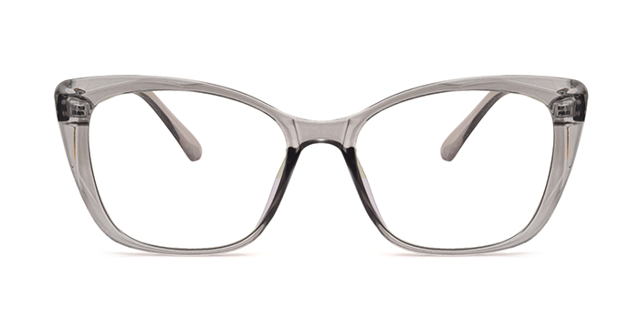  Grey Full Frame Cateye Eyeglasses for Women