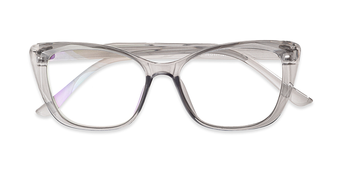  Grey Full Frame Cateye Eyeglasses for Women