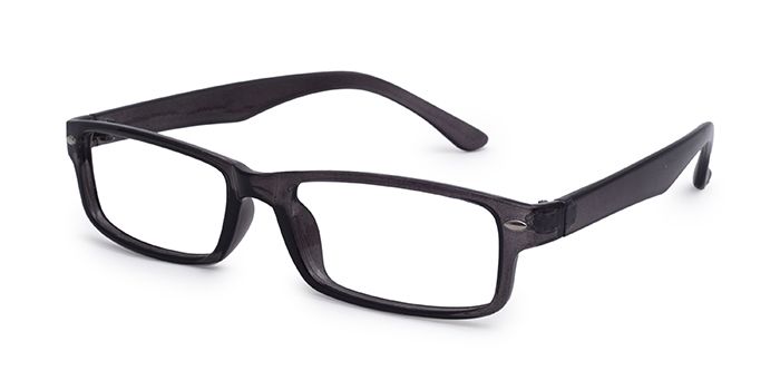  Grey Full Frame Rectangle Computer Glasses for Men