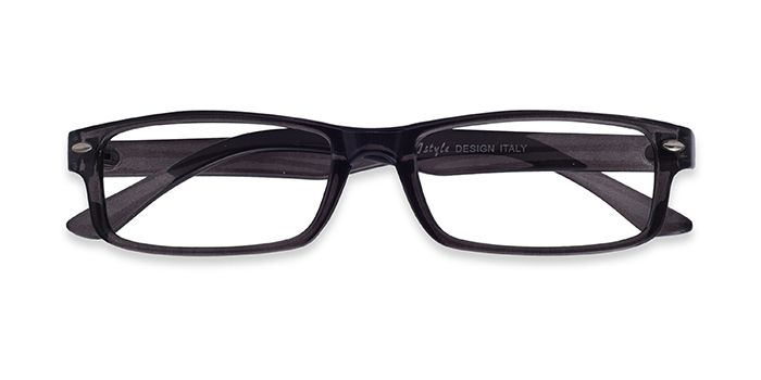  Grey Full Frame Rectangle Computer Glasses for Men
