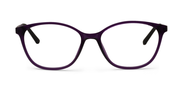  Purple Full Frame Cateye Eyeglasses for Women