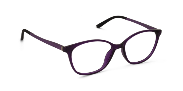  Purple Full Frame Cateye Eyeglasses for Women